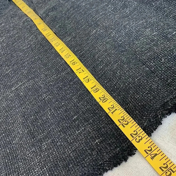 Eileen Fisher Wool Linen Blend Open Front Cardigan Sweater Size M Marled Gray - Picture 11 of 14